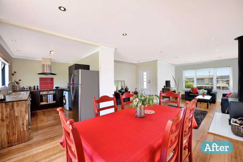 Kitchen Dining After